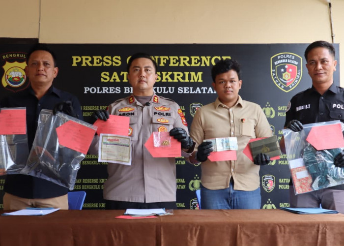 Modus Bantuan Dinsos hingga Curanmor, Polisi Ungkap 4 Perkara Kriminal di Bengkulu Selatan