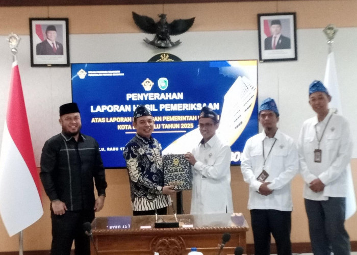 Pemkot Bengkulu Kembali Raih Opini WTP ke-8 dari BPK