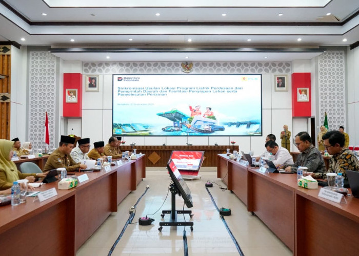 Sinkronkan 36 Lokasi Lisdes, Pemprov Bengkulu Pastikan Listrik Tepat Sasaran