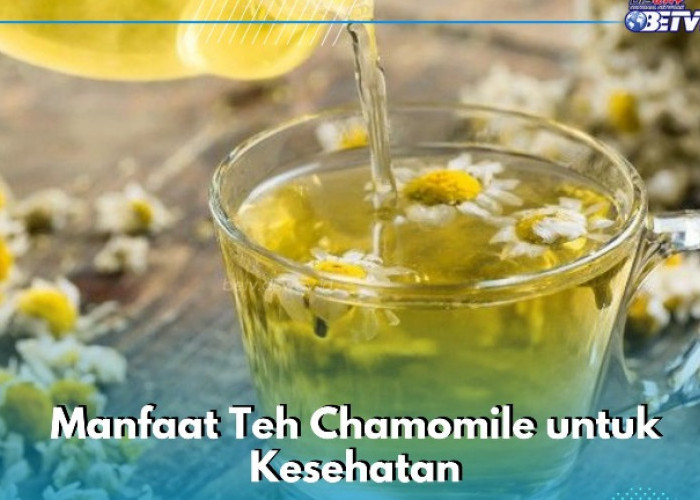 Ampuh Meredakan Gejala Flu, Ini Manfaat Konsumsi Teh Chamomile bagi Kesehatan