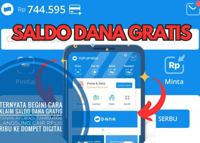 Ternyata Begini Cara Klaim Saldo DANA Gratis Tanpa Aplikasi Tambahan, Langsung Cair Rp120 Ribu ke Dompet Digit