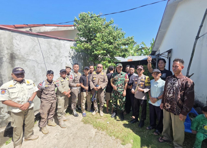 Gerebek Markas Geng Motor, Tim Gabungan Satpol PP dan TNI-Polri Amankan Pemuda Pemilik Sajam