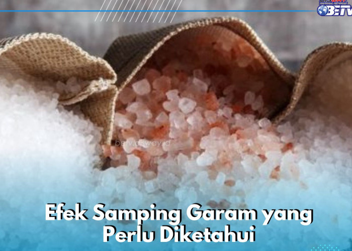 Ini 6 Efek Samping Konsumsi Garam Berlebihan, Cek di Sini! Salah Satunya Bisa Bikin Fungsi Ginjal Terganggu