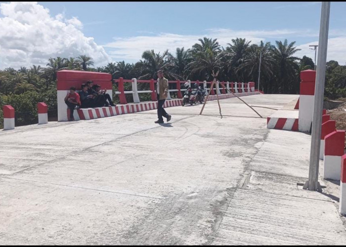Penantian Panjang Berakhir, Jembatan Matan Penghubung Pasar Seluma-Rawa Indah Kini Berdiri Kokoh