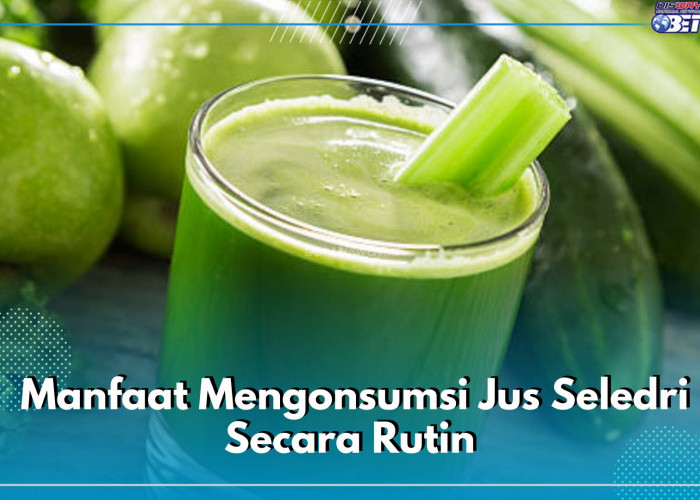 Bagus untuk Mendetoksi Tubuh, Ini Sederet Manfaat Mengonsumsi Jus Seledri Secara Rutin