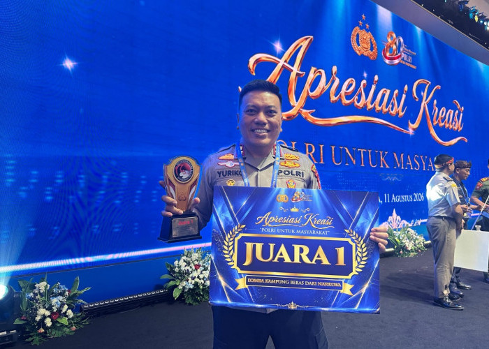 Raih Juara 1 Nasional Kampung Bebas Narkoba, Desa Taba Tebelet Jadi Pilot Project se-Indonesia