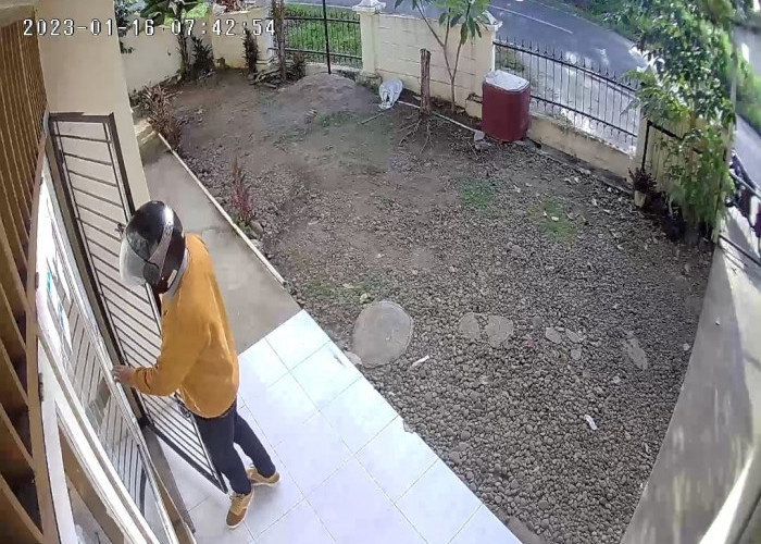 Rumah Pegawai KPU Provinsi Nyaris Dirampok, Sempat Terekam CCTV