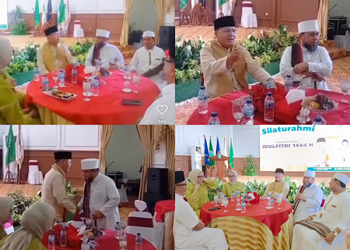 Silaturahmi Menyatukan Hati, Gubernur Rohidin Sambut Kedatangan Wali Kota di Balai Raya Semarak