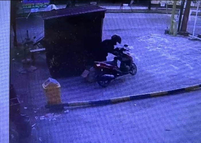 Maling Bobol Booth Kontainer Jus di Jalan Hibrida, Aksinya Sempat Terekam CCTV