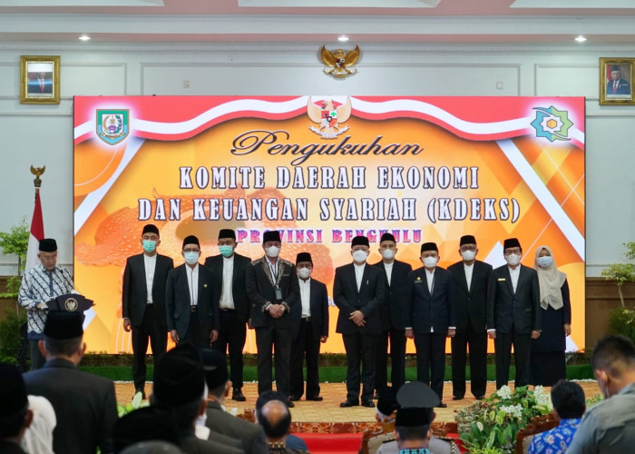 KH. Ma'ruf Amin Lantik KDEKS Bengkulu, Rohidin: Suatu Kebanggaan Bagi Provinsi Bengkulu