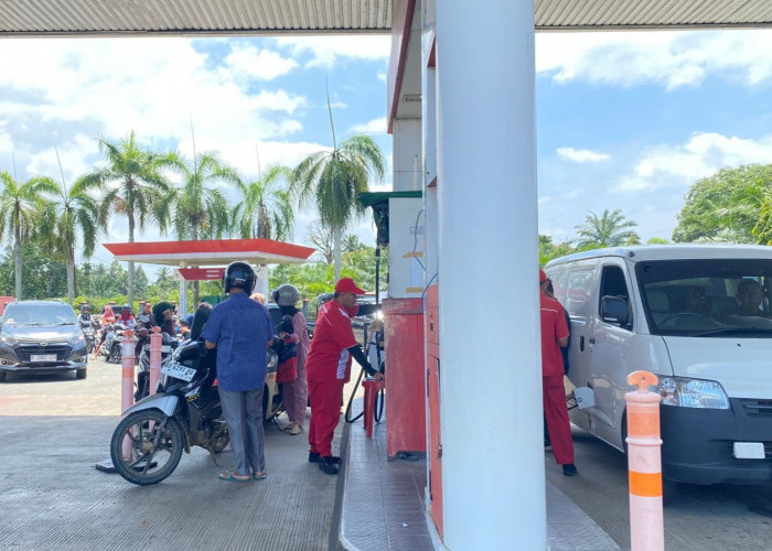 Cegah Kelangkaan, SPBU Ibul Bengkulu Selatan Batasi Pengisian BBM