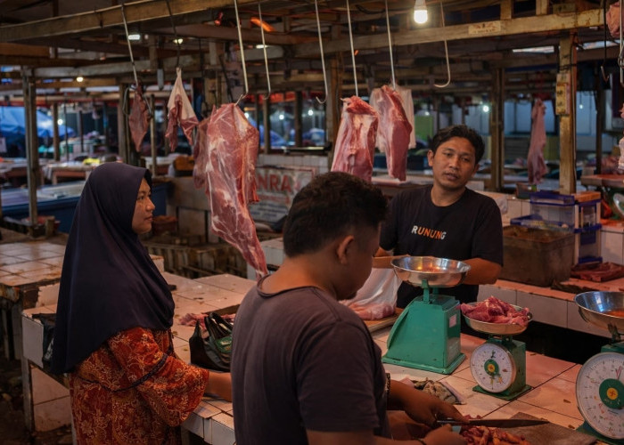 Jelang Iduladha, Harga Daging Sapi di Pasar Minggu Bengkulu Stabil Rp140 Ribu/Kg