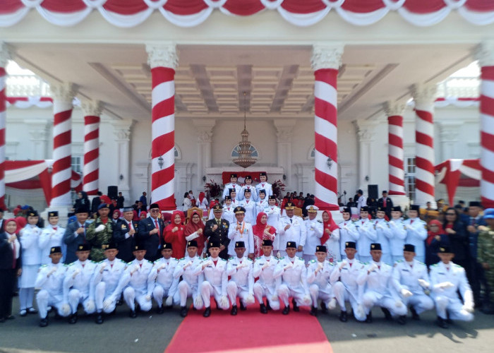 Khidmat dan Semarak, Pemkot Bengkulu Peringati HUT ke-81 RI di Pendopo Merah Putih