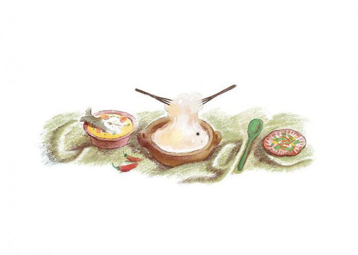 Bikin Penasaran! Ini Alasan Papeda Jadi Google Doodle Hari Ini, Hidangan Berbahan Sagu Khas Papua dan Maluku