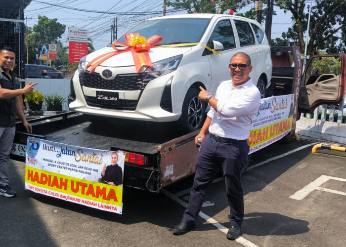 Ikuti Jalan Santai HUT ke-70 Agung Toyota Bengkulu, Menangkan Mobil Calya dan Hadiah Menarik Lainnya