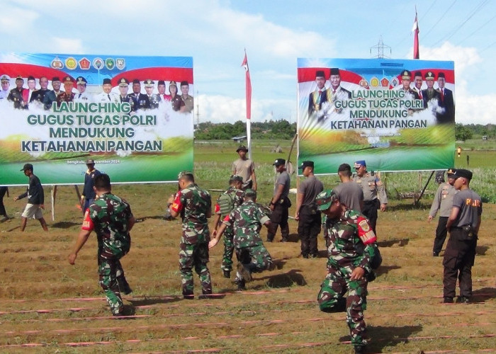 Polda Bengkulu Siapkan 10 Ribu Hektar Lahan, Upaya Mendukung Program Ketahanan Pangan 