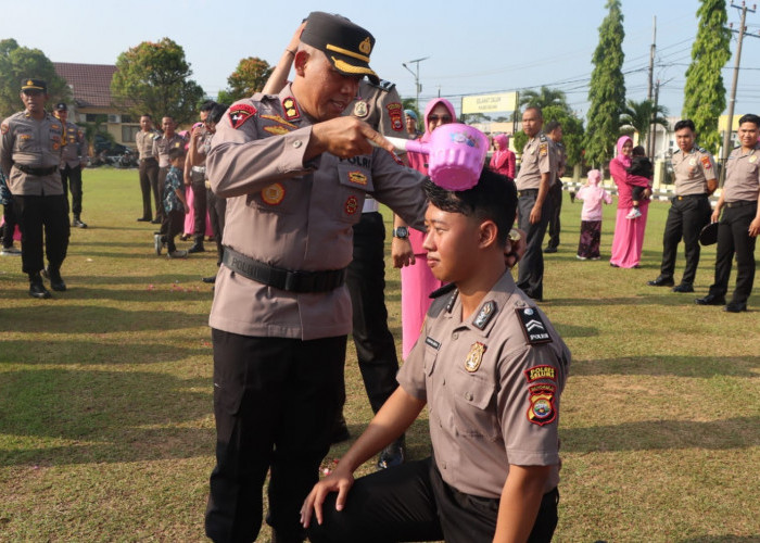 Resmi Naik Pangkat, Kapolres Seluma Ingatkan 22 Personel Jaga Amanah Institusi