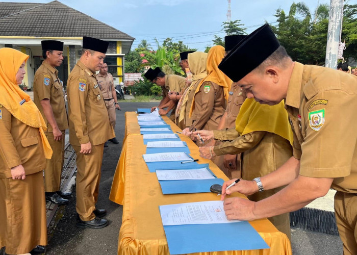 Perluas Zona Integritas, Ribuan ASN di 7 OPD Pemprov Bengkulu Teken Komitmen Bebas Pungli