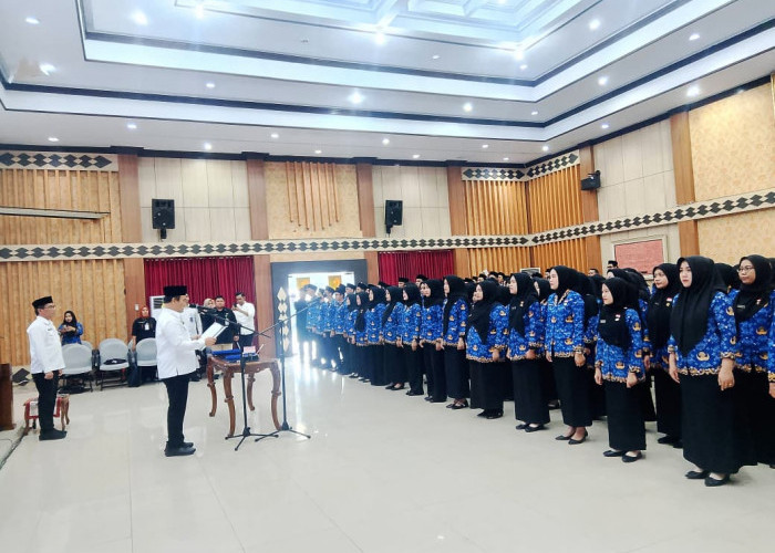 164 ASN Pemprov Bengkulu Resmi Dilantik, Herwan Antoni: Hilangkan Stigma ASN Hanya Absen, Ngopi, Tiktokan