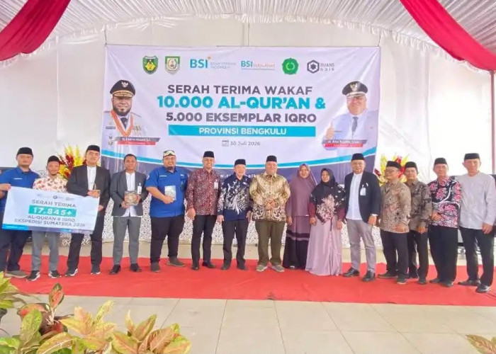 Bupati Rifai Tajuddin Dukung Gerakan Wakaf 10 Ribu Al-Qu'ran dan 5 Ribu Buku Iqro di Bengkulu