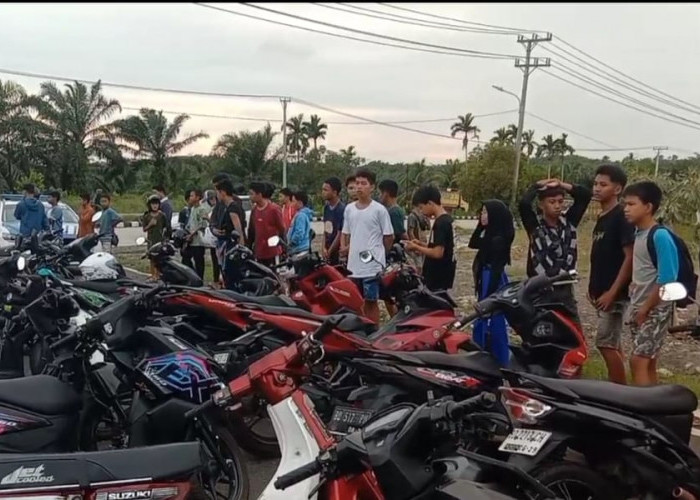 Razia Balap Liar, Polresta Bengkulu Amankan Puluhan Unit Sepeda Motor 