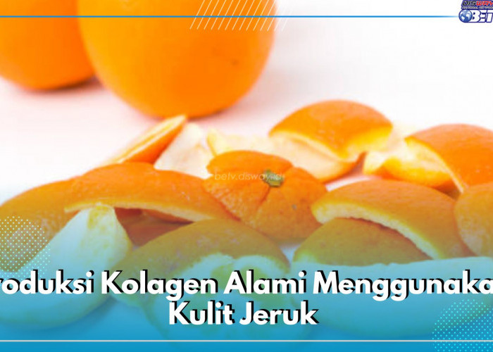 Produksi Kolagen Alami Menggunakan Kulit Jeruk, Begini Cara dan Aturannya