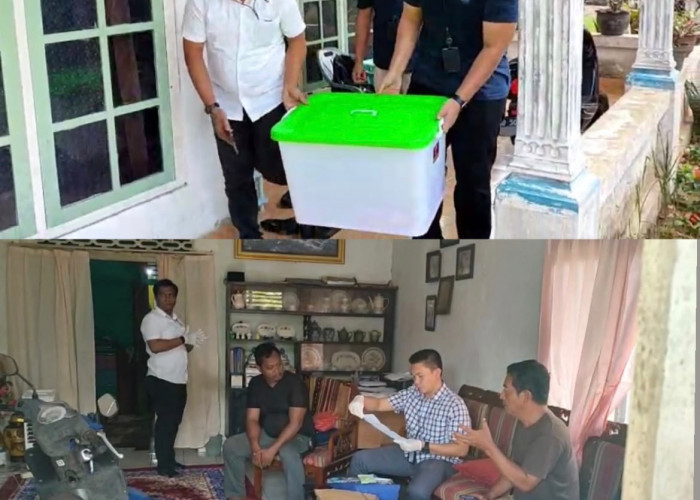 Geledah Rumah Keluarga Cik Oboy di Lebong dan Bengkulu Utara, Polisi Sita 2 Boks Dokumen