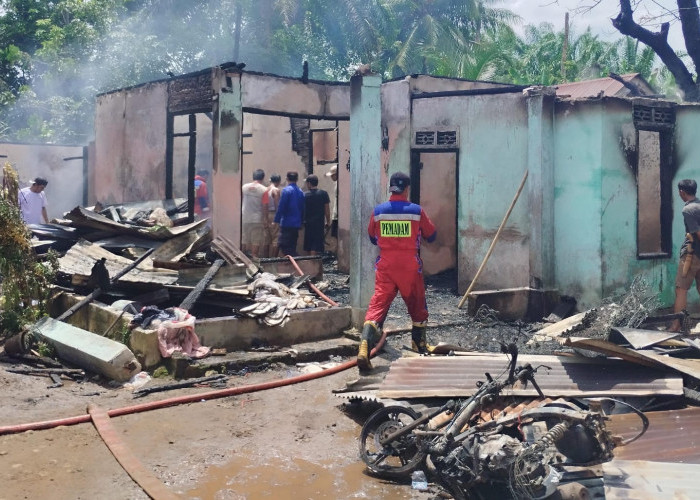 Kebakaran Hebat di Lais, Rumah Warga dan Harta Benda Ludes Dilalap Api