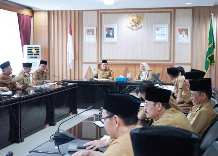 Pj Sekda dan OPD di Lingkup Pemprov Bengkulu Bahas Pelaksanaan Program Kerja 100 Hari Gubernur Helmi Hasan 