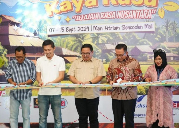 Grand Opening Nusantara Kaya Rasa, Pj Walikota Dorong Pengembangan UMKM Lokal di Kota Bengkulu