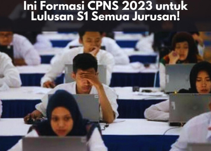 Segera Dibuka CPNS 2023! Ini Formasi untuk Lulusan S1 Semua Jurusan, Tertarik Gabung?