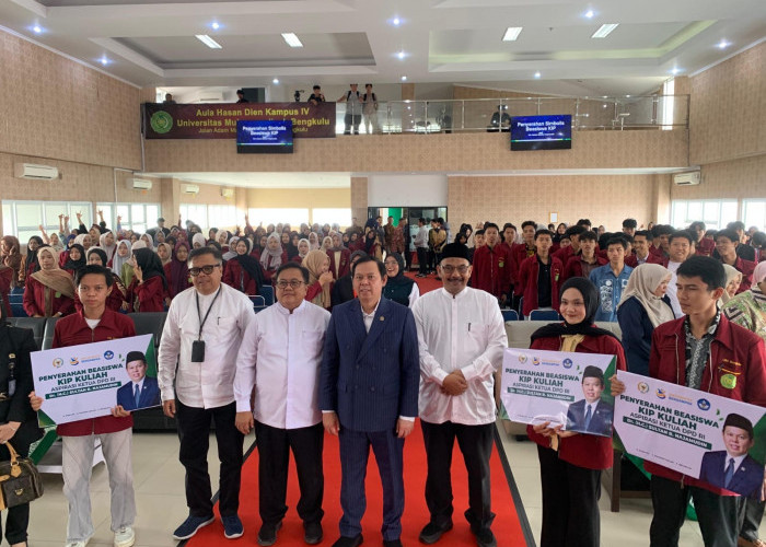 500 Mahasiswa Bengkulu Terima Beasiswa KIP-K Aspirasi Sultan, Nilai Perorangan Capai Rp80 Juta