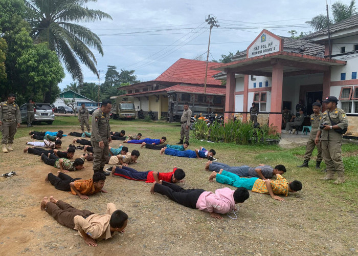 BREAKING NEWS: Bolos, Belasan Pelajar Diamankan Satpol-PP Provinsi Bengkulu 