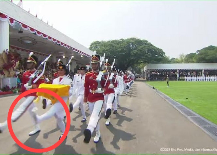 Detik-detik Sepatu Lilly Indiani Suparman Wenda Lepas, Tapi Sukses Sebagai Pembawa Baki di Istana Negara