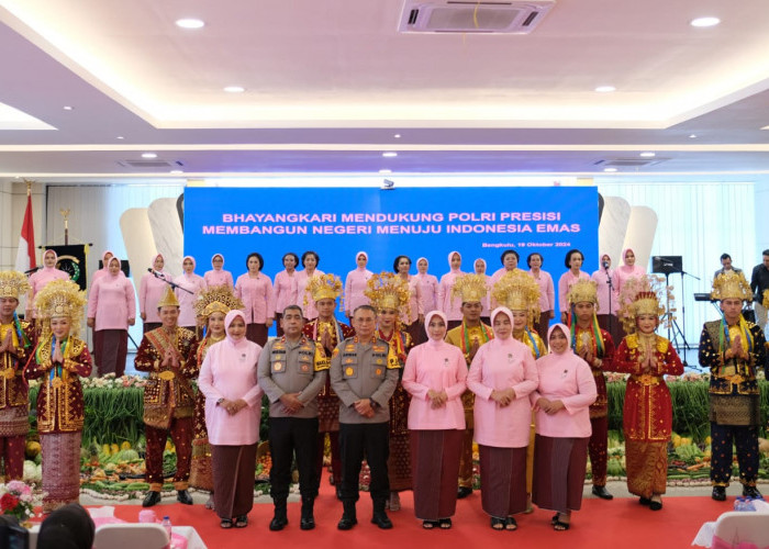 Peringati HKGB ke-72, Bhayangkari Bengkulu Dukung Polri Presisi Bangun Negeri Menuju Indonesia Emas