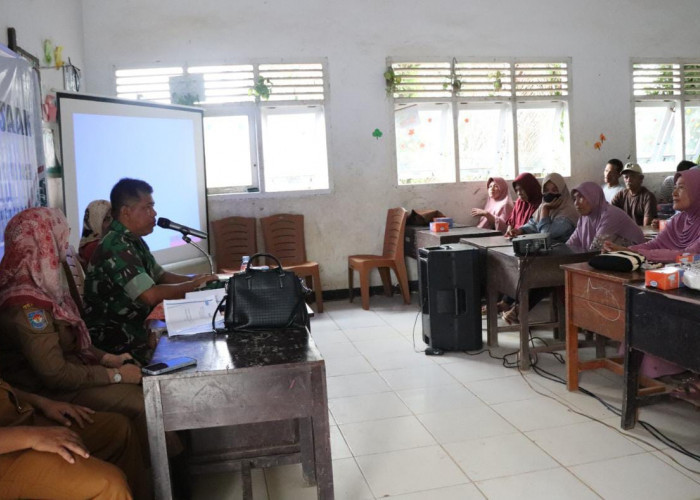 Undang Kesbangpol Kota Bengkulu, Satgas TMMD Berikan Materi Wawasan Kebangsaan