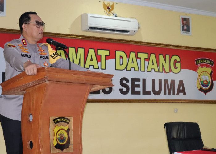 Cek Kesiapan Pengamanan Pemilu, Kapolda Bengkulu Kunjungi Polres Seluma