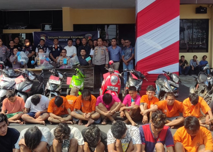 42 Tersangka Terjaring Ops Musang Nala, Bravo untuk Polresta Bengkulu