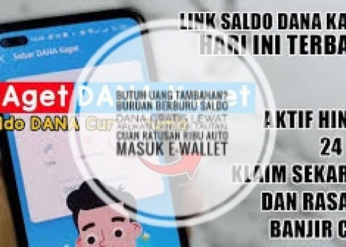 Buruan Berburu Saldo DANA Gratis Lewat Aplikasi dan Link Tautan, Cuan Ratusan Ribu Auto Masuk E-wallet