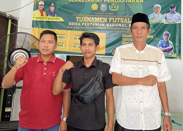 Tingkatkan Sinergitas Antar OPD, Dinas TPHP Provinsi Bengkulu Gelar Turnamen Futsal 2024