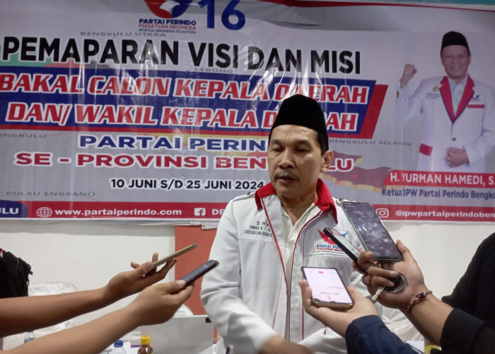 Partai Perindo Usung Nata-Hafis di Pilkada Kabupaten Kepahiang 2024