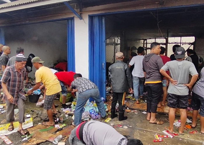 Kerugian Capai Ratusan Juta Rupiah, Penyebab Kebakaran di Pasar Sejantung Diduga Karena Ini