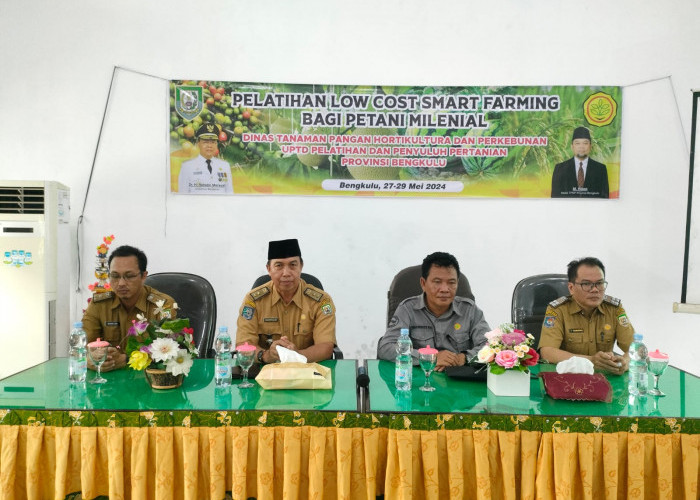 DTPHP Provinsi Bengkulu Gelar Pelatihan 'Low Cost Smart Farming' bagi Petani Milenial