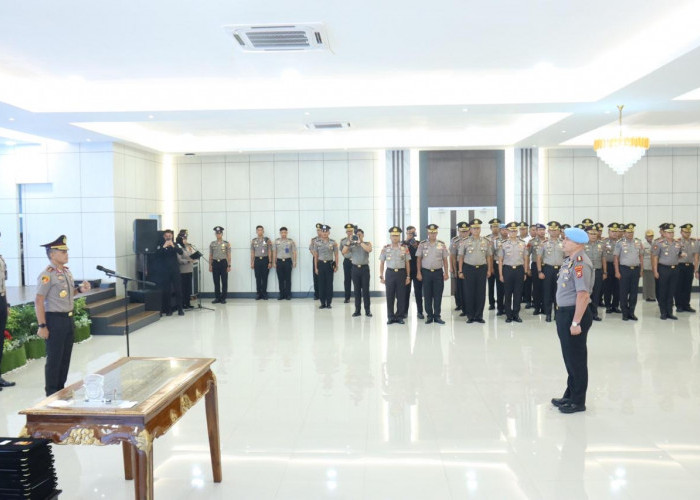Kapolda Bengkulu Resmi Lantik Sejumlah PJU dan Kapolres