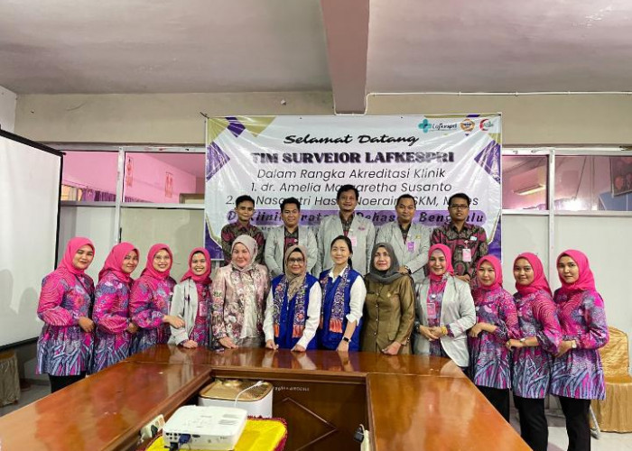 Klinik Pratama Dehasen Bengkulu Sambut Tim Survei Akreditasi Lafkespri, Siapkan Fasilitas Berstandar Nasional