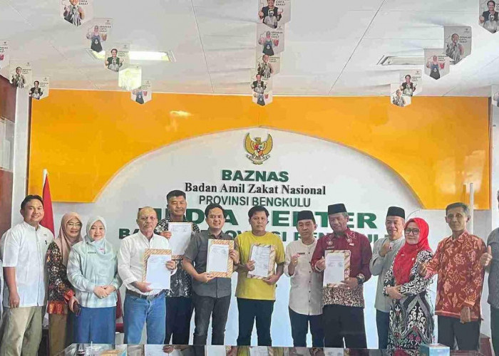 5 Perusahaan Tambang di Bengkulu Resmi Salurkan Zakat Lewat BAZNAS