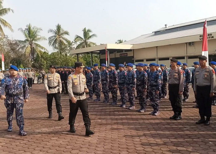 Polda Bengkulu Apel Pasukan Ops Mantap Brata Nala Kawal Pemilu 2024, Libatkan 1.528 Personel 