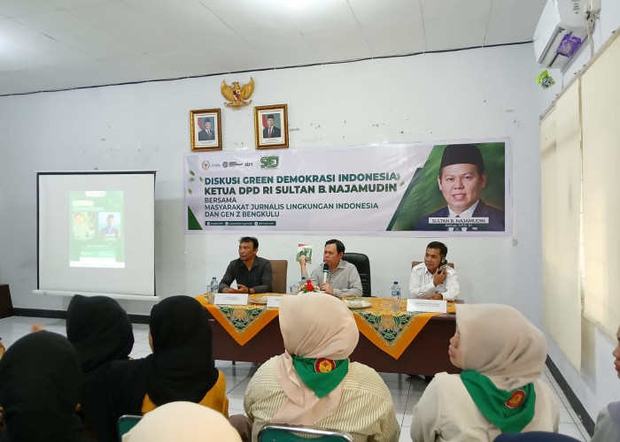 Sultan B. Najamudin Bedah Konsep 'Green Demokrasi' Bersama SIEJ di Bengkulu