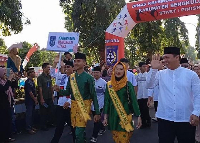 Pawai Taaruf Awali Rangkaian MTQ ke-36 Tingkat Provinsi Bengkulu, Diikuti Ribuan Peserta