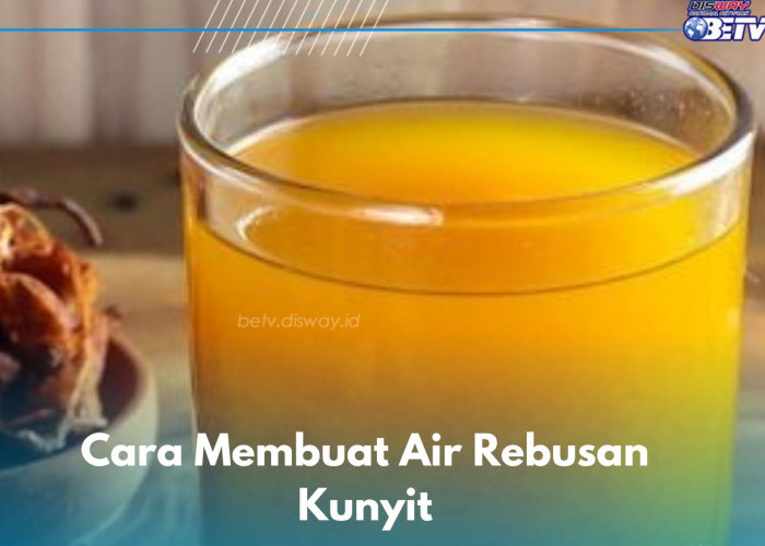 Air Rebusan Kunyit Dapat Mengatasi Perut Kembung, Begini Cara Meraciknya